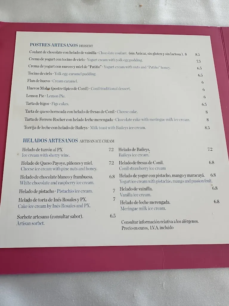 Menu_Restaurante Francisco Fontanilla_Conil de la Frontera_image_2