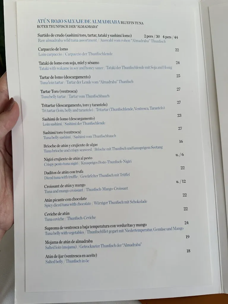 Menu_Restaurante Francisco Fontanilla_Conil de la Frontera_image_4