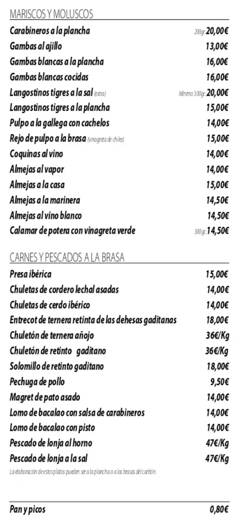 Menu_Maringo Restaurante_Conil de la Frontera_image_3