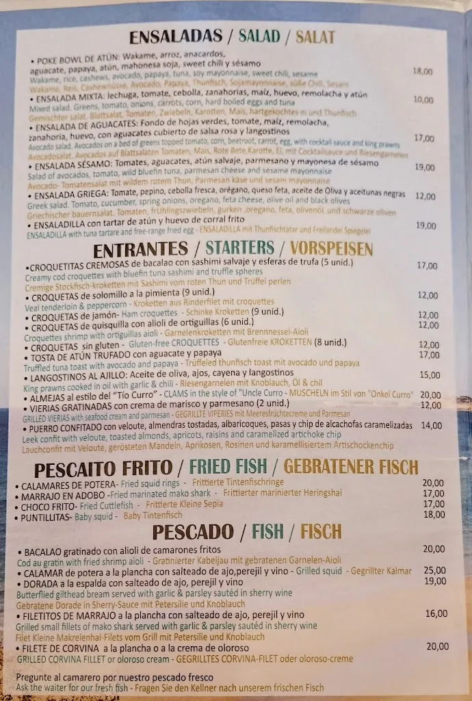 Menu_Restaurante El Pasaje_Conil de la Frontera_image_1