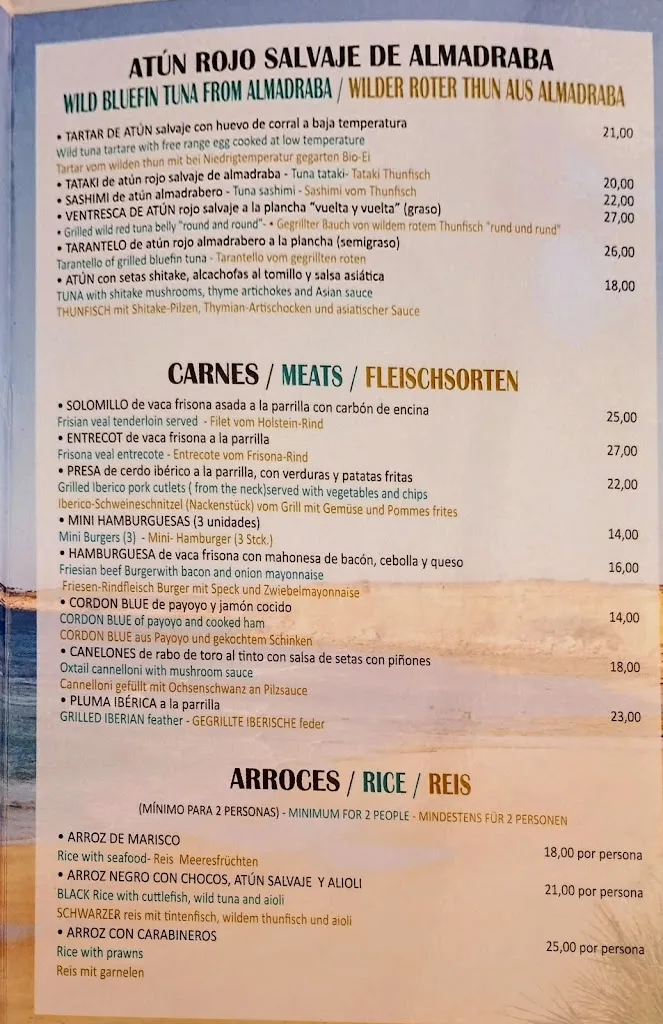 Menu_Restaurante El Pasaje_Conil de la Frontera_image_2
