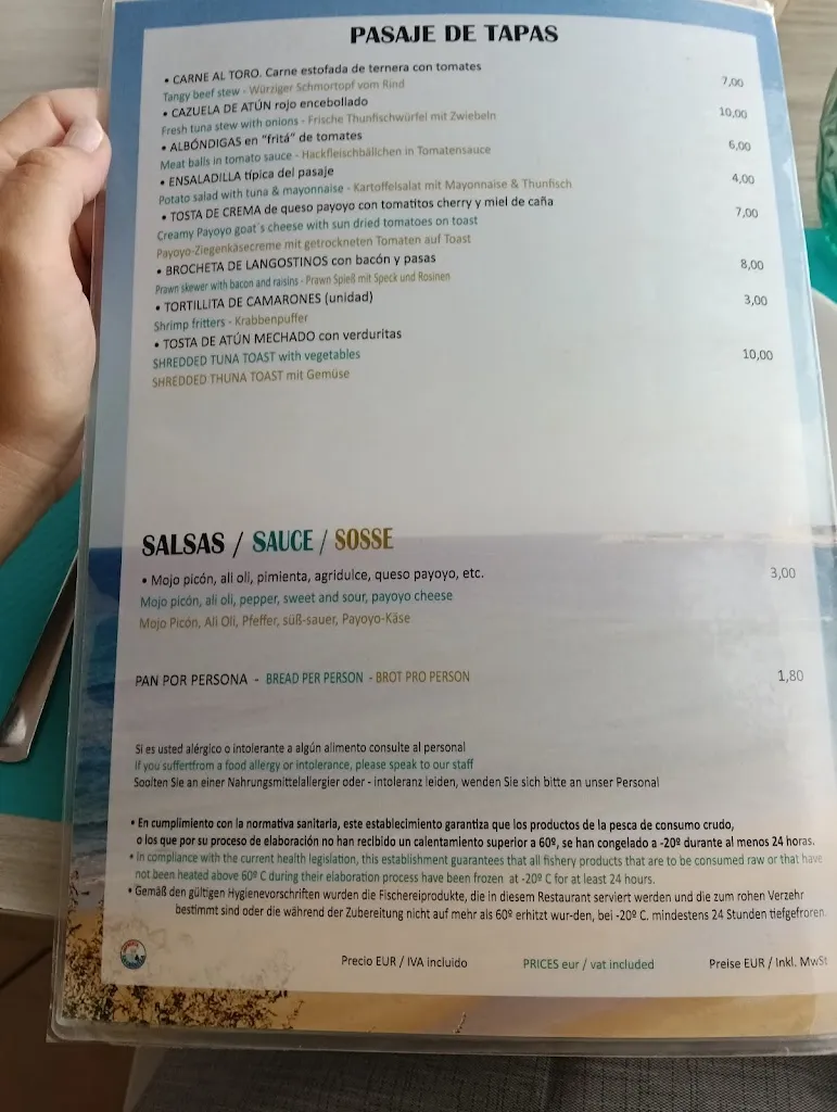 Menu_Restaurante El Pasaje_Conil de la Frontera_image_4