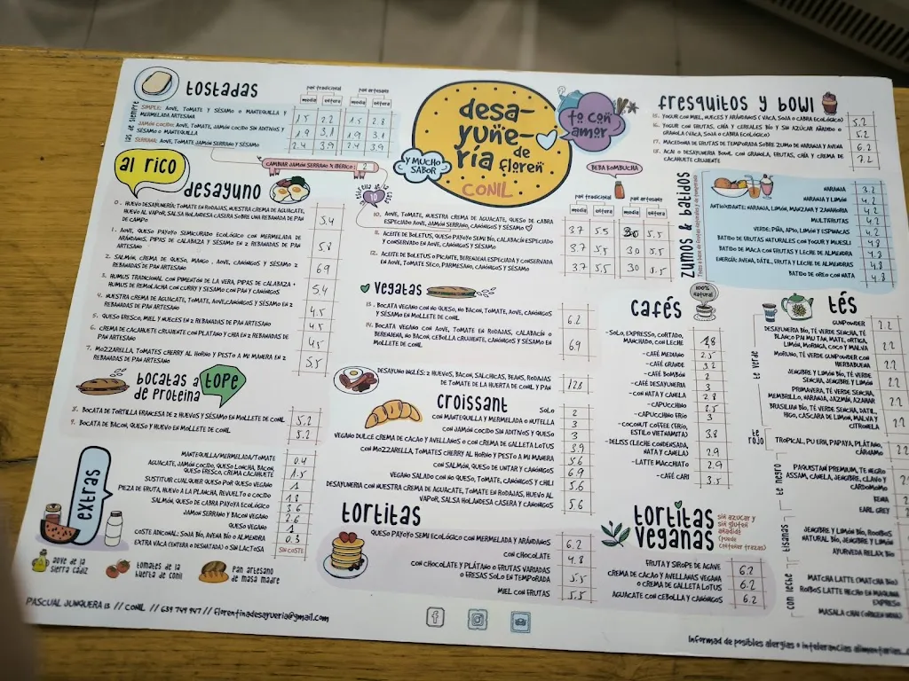 Menu_La desayunería de Floren_Conil de la Frontera_image_3