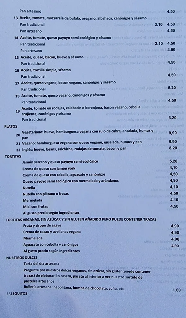 Menu_La desayunería de Floren_Conil de la Frontera_image_4