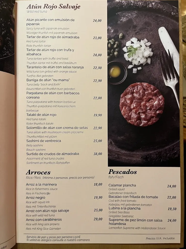 Menu_MA & MA restaurante_Conil de la Frontera_image_4