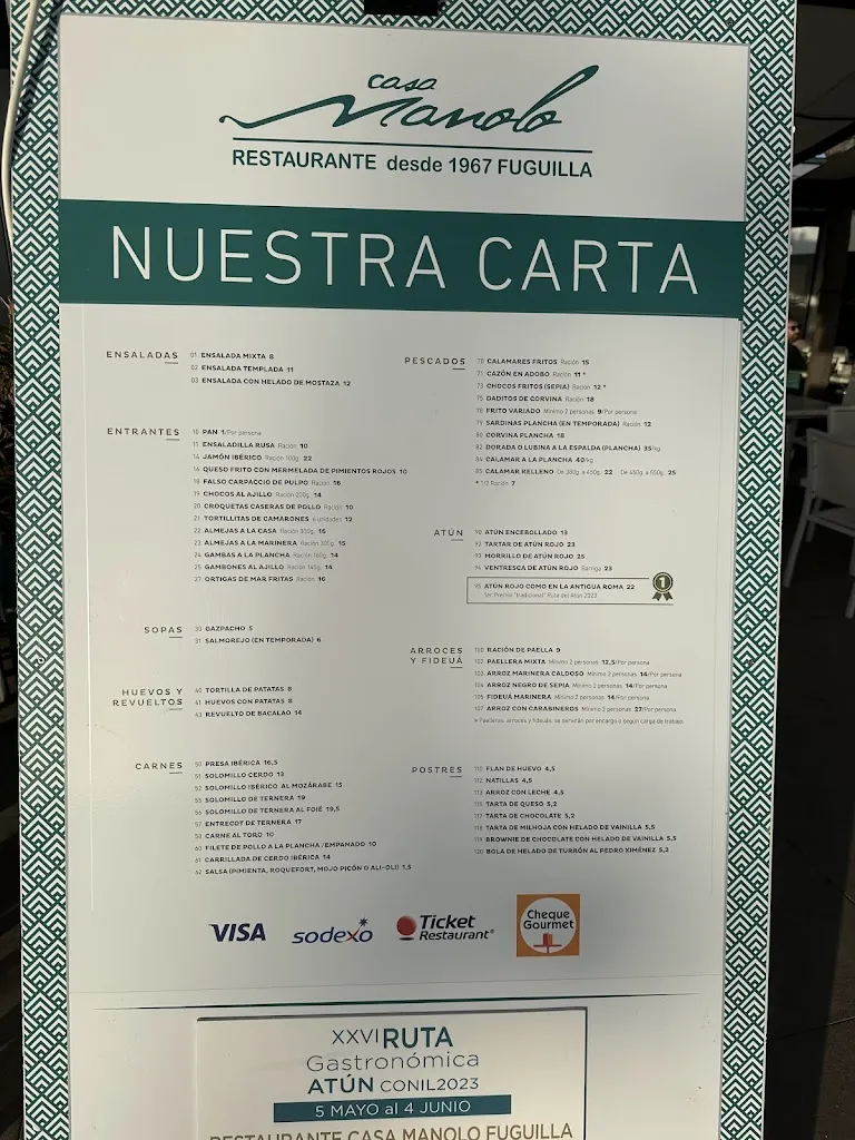 Menu_Restaurante Casa Manolo Fuguilla Conil ._Conil de la Frontera_image_2