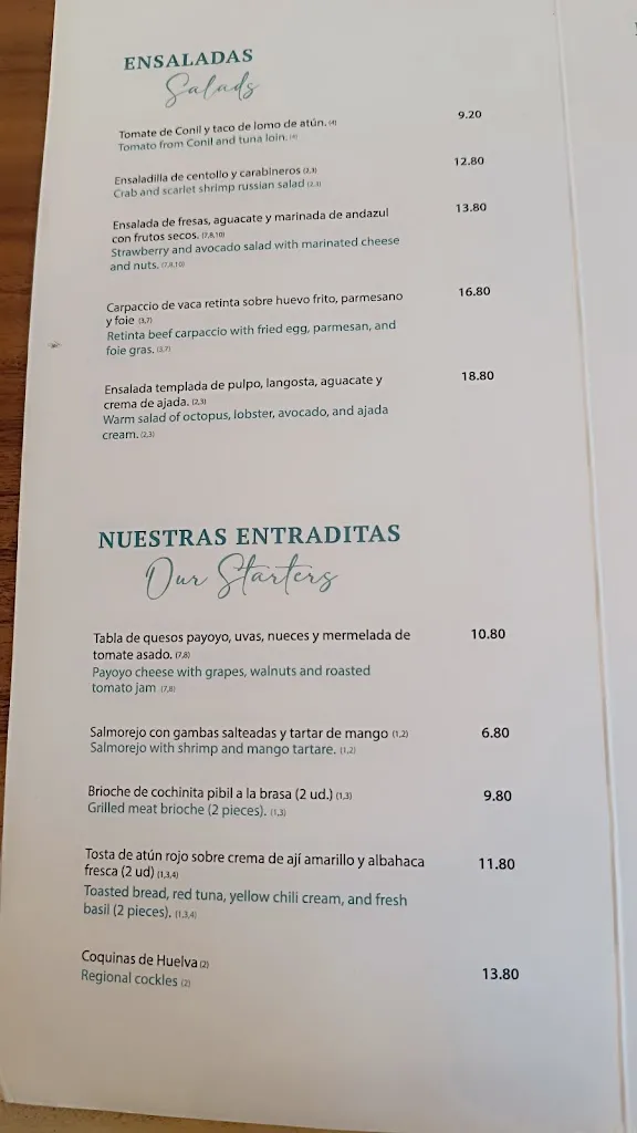 Menu_Catalina Conil_Conil de la Frontera_image_2