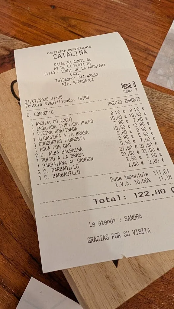 Paul Prime_Catalina Conil_Conil de la Frontera_review