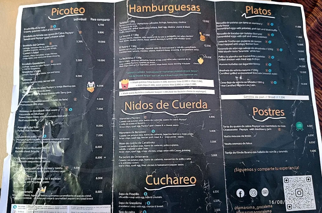 Menu_La Maroma Grazalema_Grazalema_image_2