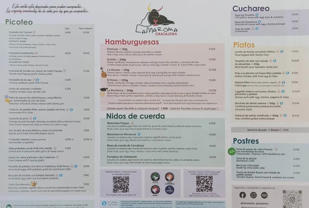 Menu_La Maroma Grazalema_Grazalema_image_4