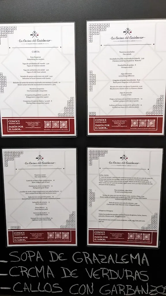 Menu_La cocina del Gaidovar_Grazalema_image_1