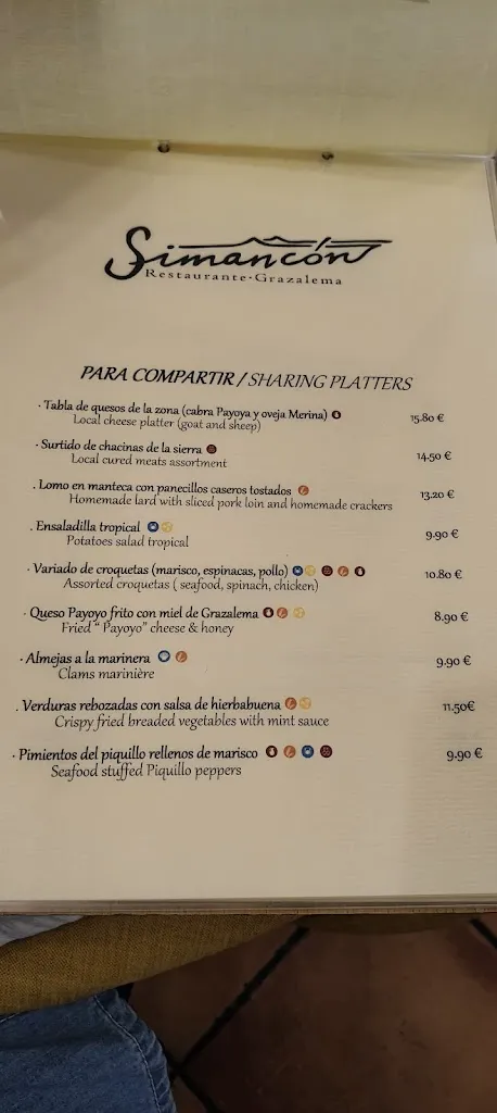 Menu_Restaurant Simancon_Grazalema_immagine_3