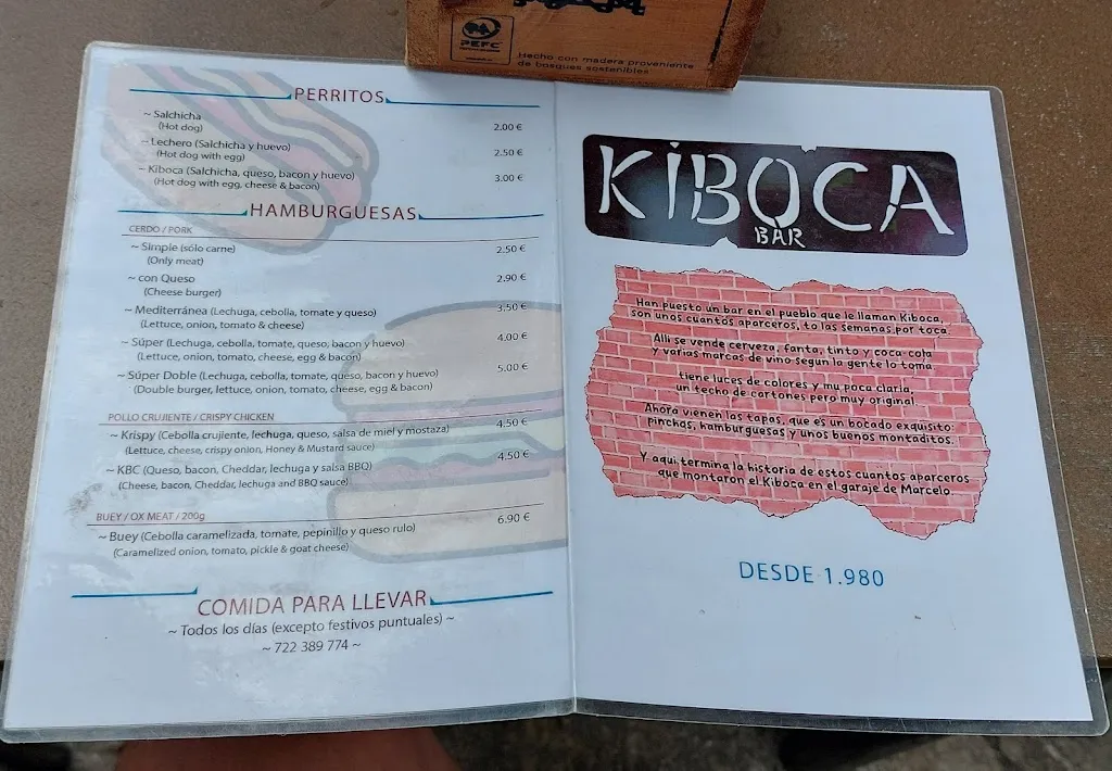 Menu_Cafe Bar Kiboca_Grazalema_image_2
