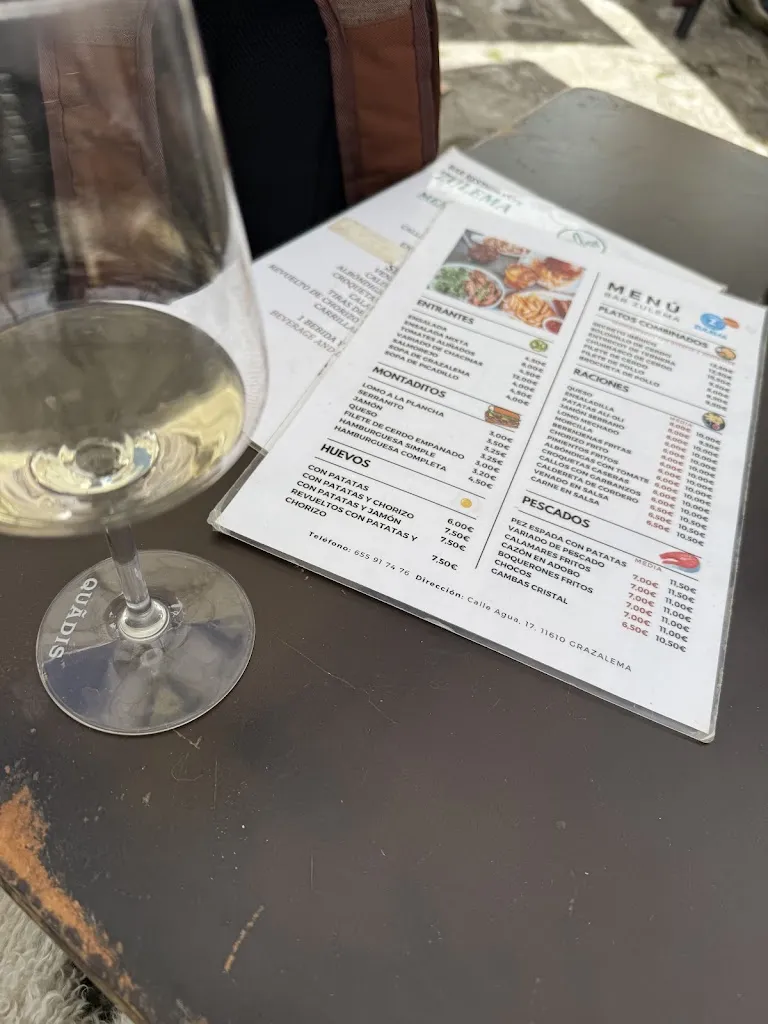 Menü_Bar Cafetería Zulema II_Grazalema_Bild_1