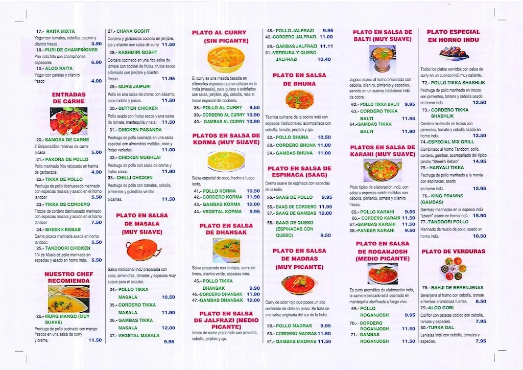 Menu_Taj Mahal Chiclana_Chiclana de la Frontera_immagine_2