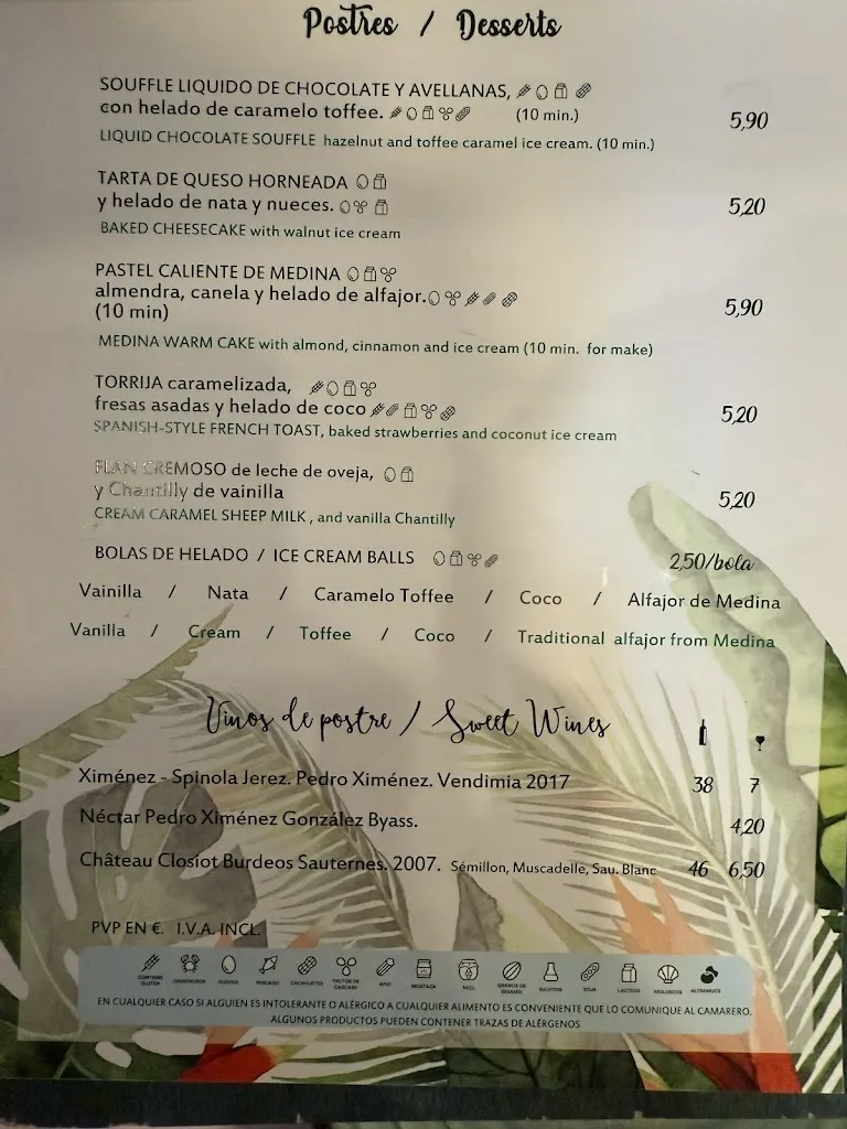 Menu_EL ARBOL TAPAS_Chiclana de la Frontera_image_4