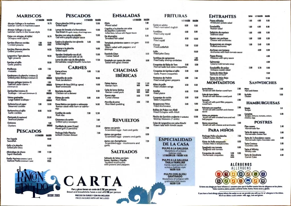 Menu_El rincon del pulpo_Chiclana de la Frontera_image_1