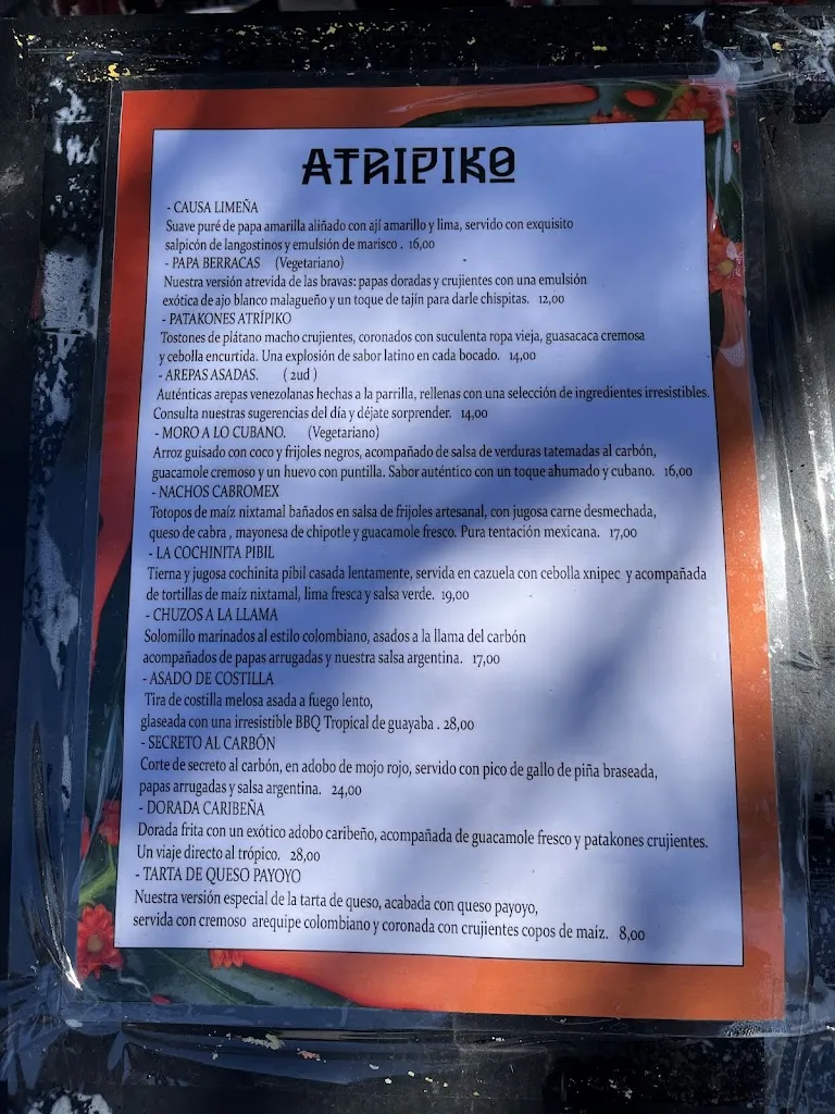 Menu_Atrípiko - Gastro Bar_Chiclana de la Frontera_image_2