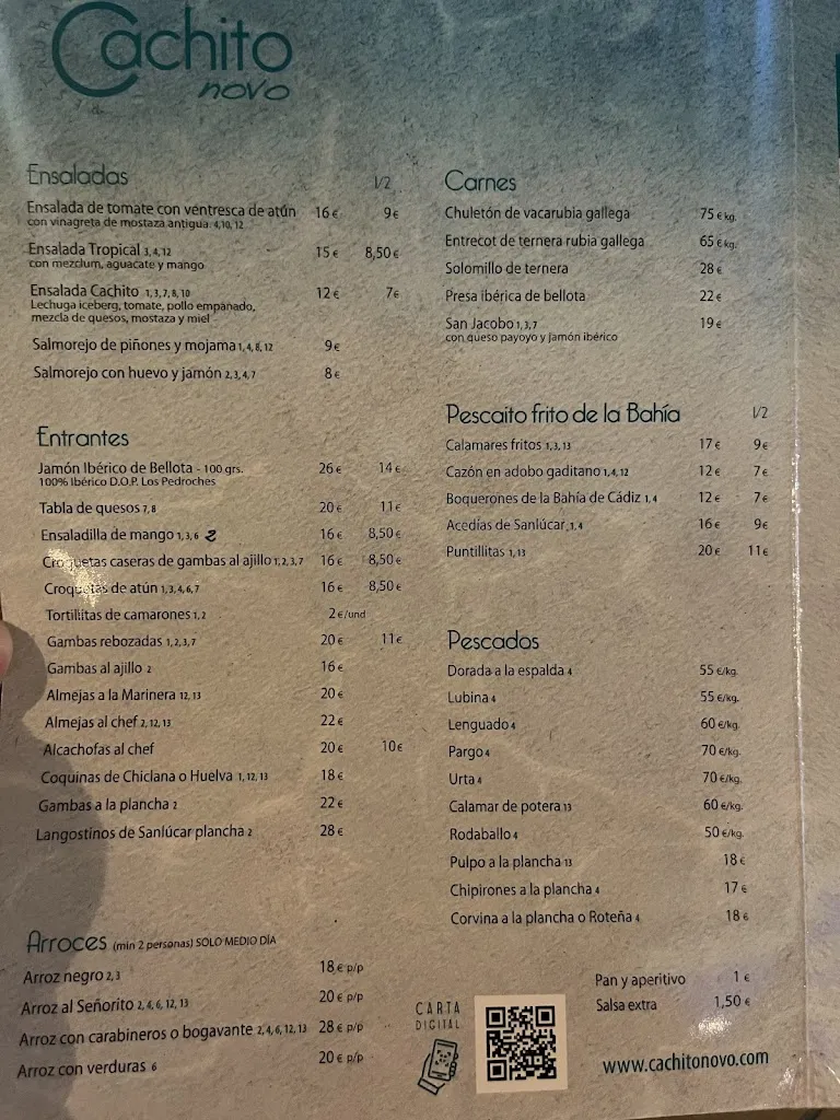 Menu_Restaurante Cachito Novo_Chiclana de la Frontera_image_1