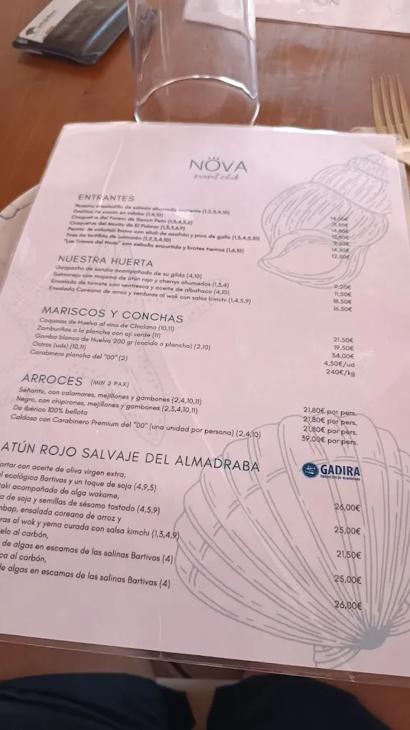 Menu_Nova Sunset Club_Chiclana de la Frontera_immagine_4