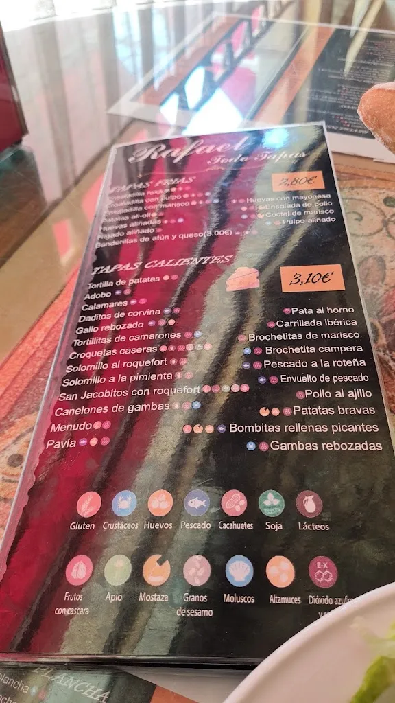 Menu_Restaurante Rafael Todo Tapas_Chiclana de la Frontera_image_4