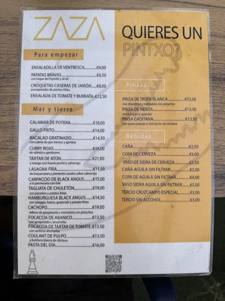 Menu_Zaza Restaurante_Chiclana de la Frontera_image_1