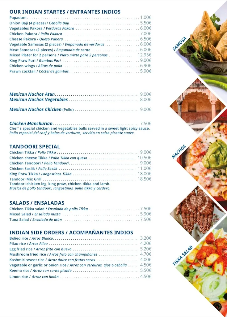 Menu_Food Court / Indian Restaurant & Pizza_Chiclana de la Frontera_image_1