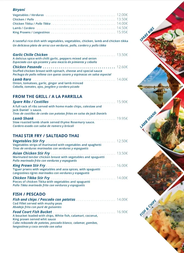 Menu_Food Court / Indian Restaurant & Pizza_Chiclana de la Frontera_image_3