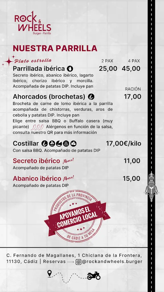 Menu_Rock & Wheels Burger Parrilla_Chiclana de la Frontera_image_1