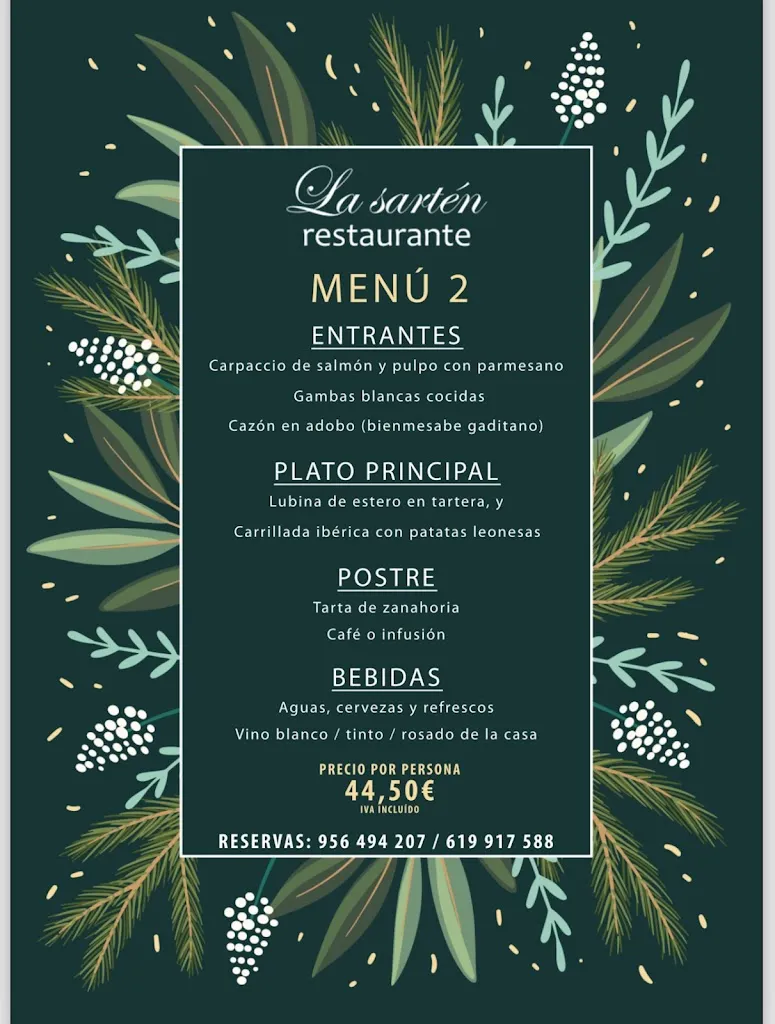 Menu_Restaurante La Sartén_Chiclana de la Frontera_image_2