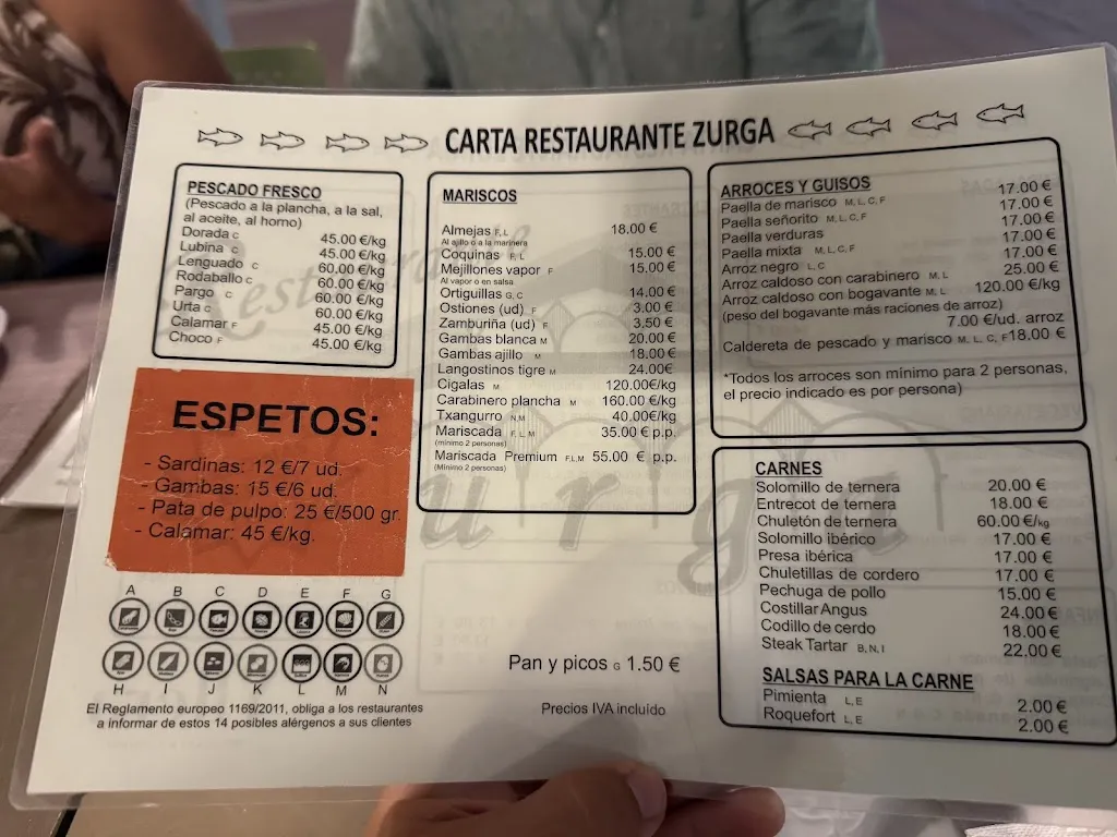 Menu_Restaurante Zurga_Chiclana de la Frontera_immagine_2