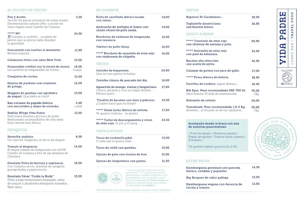 Menu_Vida Padre_Chiclana de la Frontera_image_1