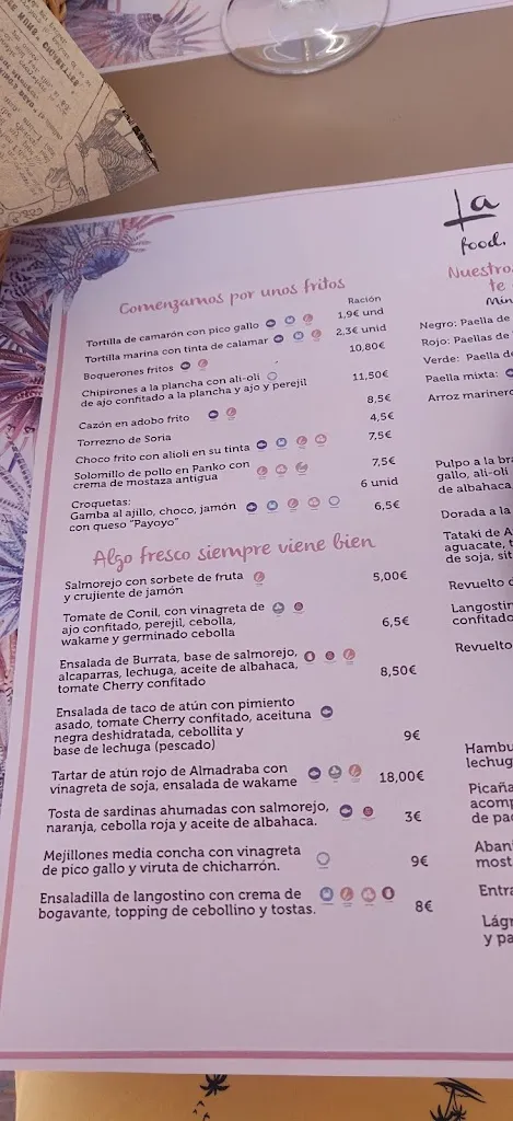 Menu_La Excusa Beach_Chiclana de la Frontera_image_4