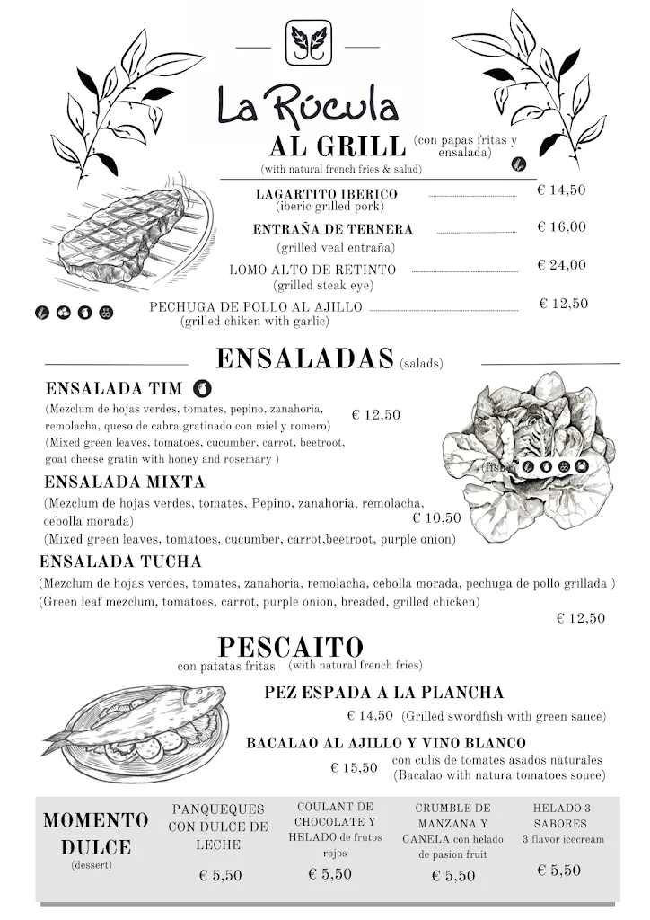 Menu_La Rúcula - Gastrobar_Chiclana de la Frontera_image_2