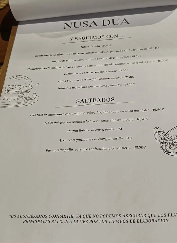 Menu_Nusa Dua La Barrosa_Chiclana de la Frontera_image_2