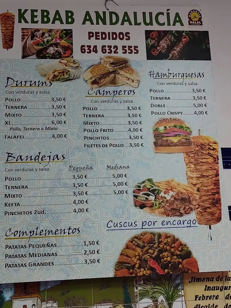 Menu_Kebab Andalucía_Jimena de la Frontera_image_1