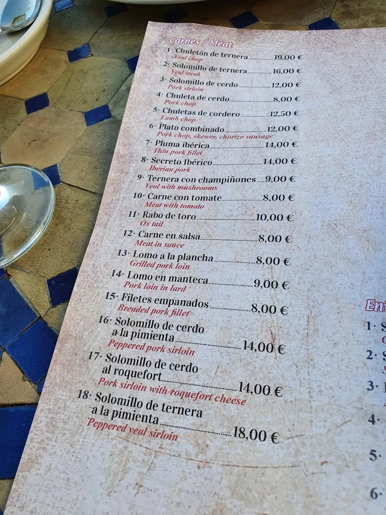 Menu_Bar-Restaurante Troyano_Jimena de la Frontera_image_1