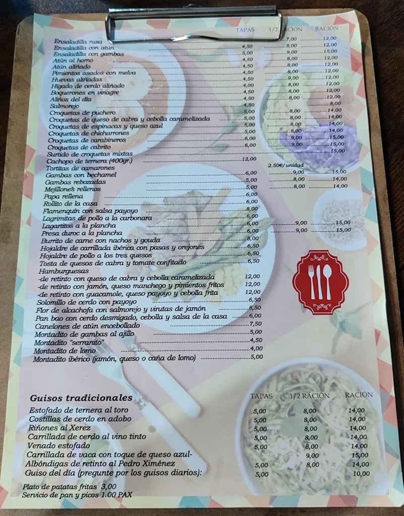 Menu_Bar Cádiz_Medina-Sidonia_image_2