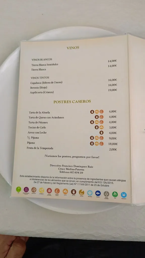 Menu_Venta El Jilguero_Medina-Sidonia_immagine_4