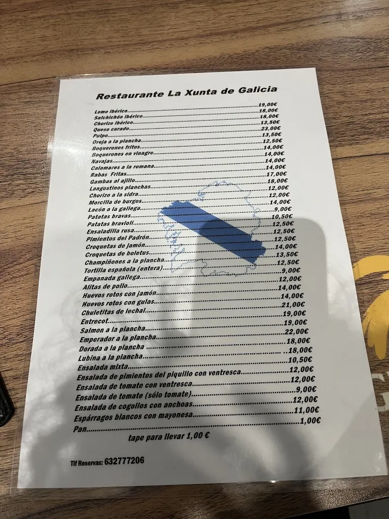 Menu_Restaurante La xunta_Trazo_image_1