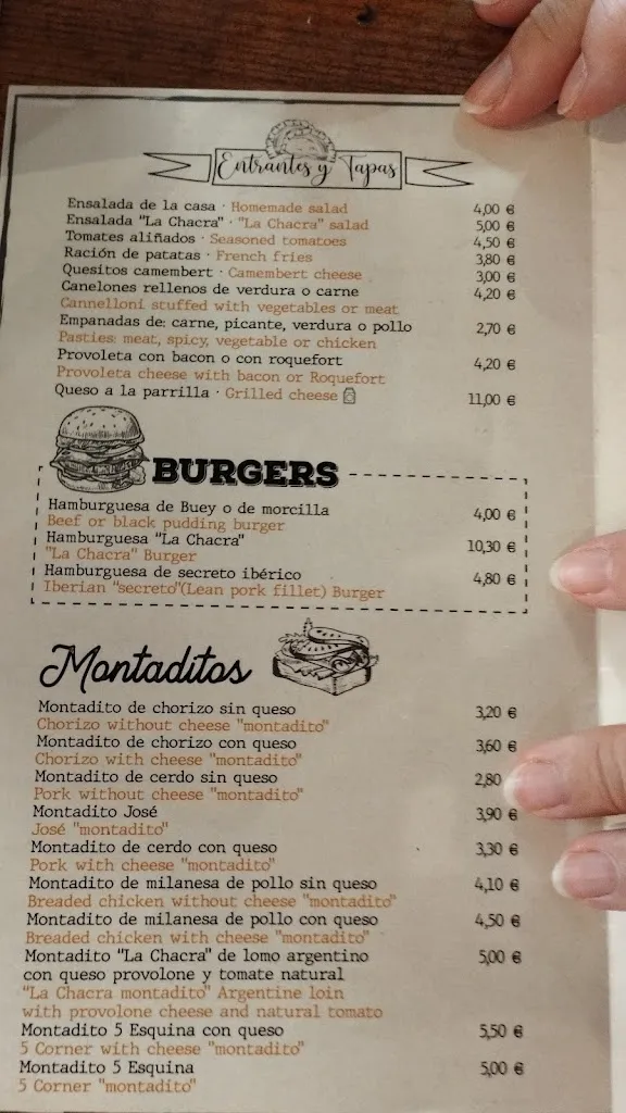 Menu_La Chacra_Línea de la Concepción La_image_1