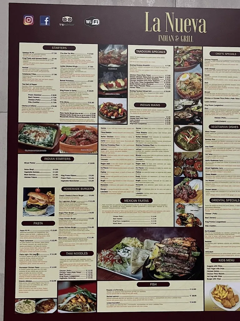Menu_La Nueva Indian Grill_Línea de la Concepción La_image_2