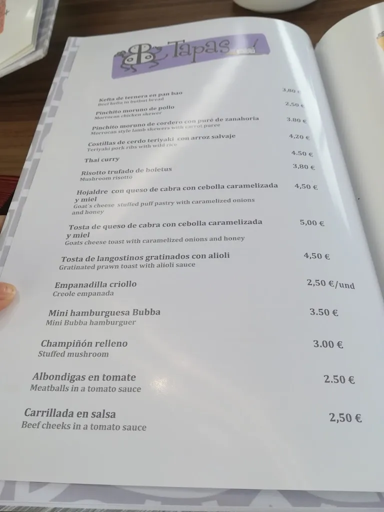 Menu_Bubba Restaurante Lounge Bar_Línea de la Concepción La_image_4