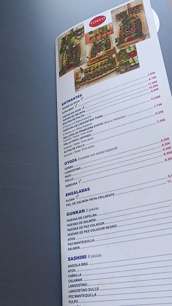 Menu_TOKYO SUSHI BAR_Línea de la Concepción La_image_1