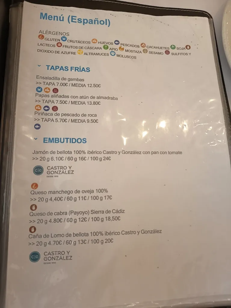 Menu_A Mar Restaurant_Jerez de la Frontera_image_1