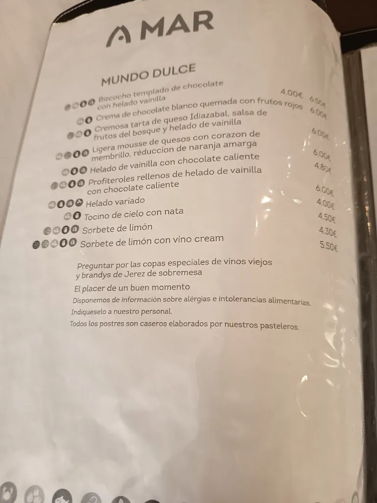 Menu_A Mar Restaurant_Jerez de la Frontera_image_3