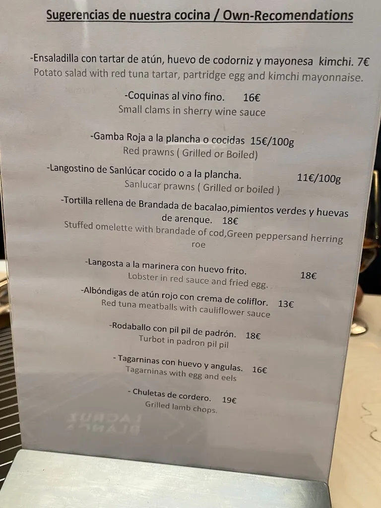 Menu_Restaurante La Cruz Blanca_Jerez de la Frontera_image_2