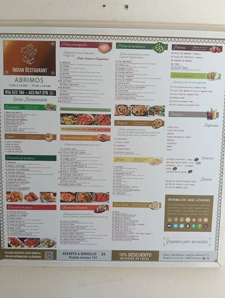 Menu_Mesón Hermanos Carrasco_Jerez de la Frontera_immagine_1