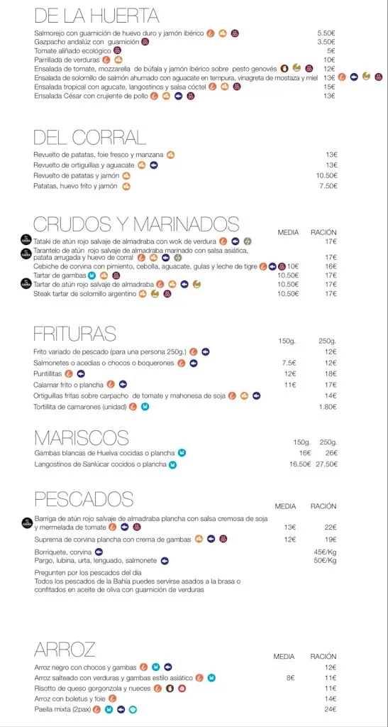 Menu_Bar & Restaurante Albores_Jerez de la Frontera_image_1