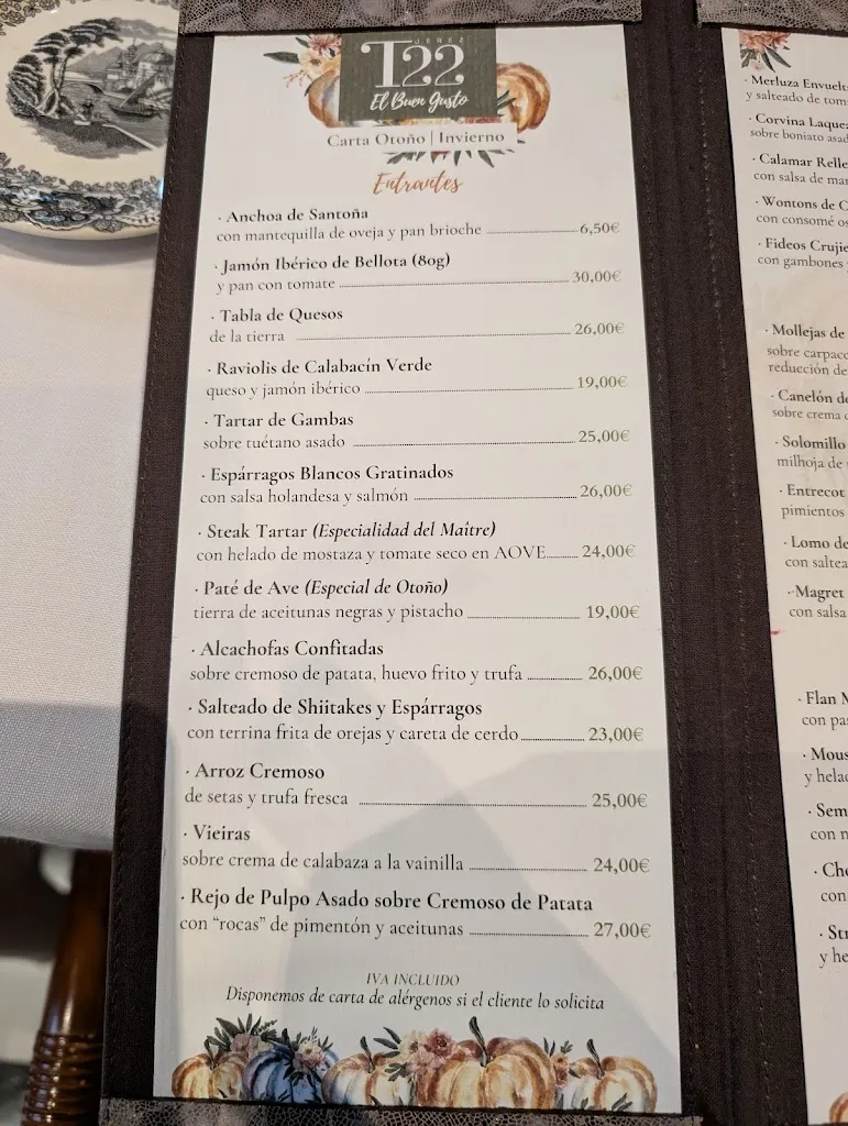 Menu_Restaurante T22 Jerez_Jerez de la Frontera_image_4